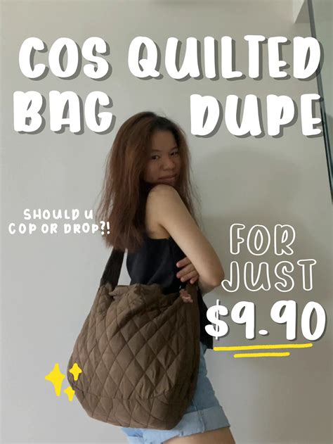 baggu dupes|cos quilted bag dupe.